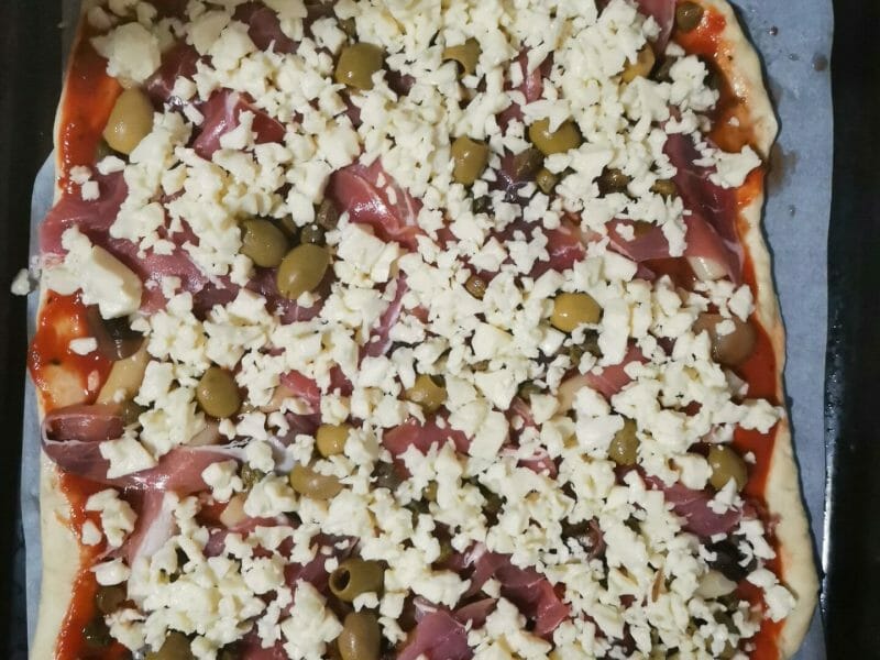 Cliquez pour zoomer ! Pizza capricciosa Thermomix par fanste