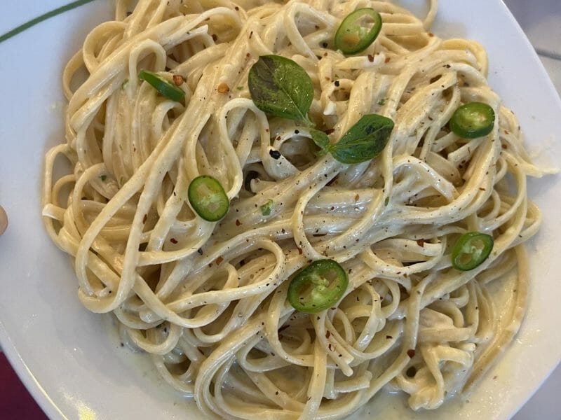 Cliquez pour zoomer ! Farfalle à la crème de courgettes Thermomix par frool