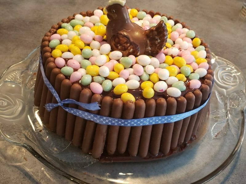 Cliquez pour zoomer ! Gâteau lapin de Pâques Thermomix par sandrine_706