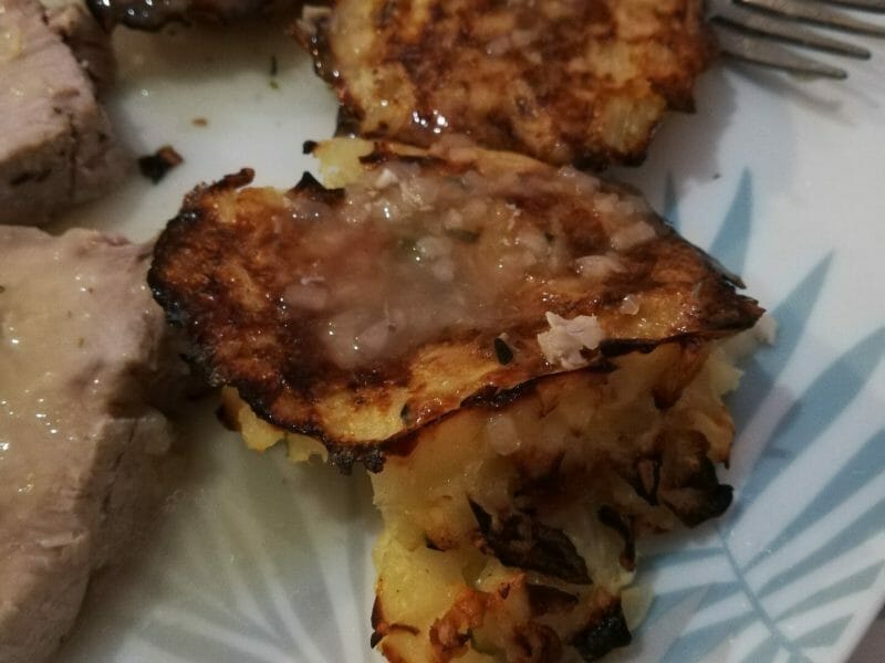 Cliquez pour zoomer ! Galettes de pommes de terre au four Thermomix par lea_319