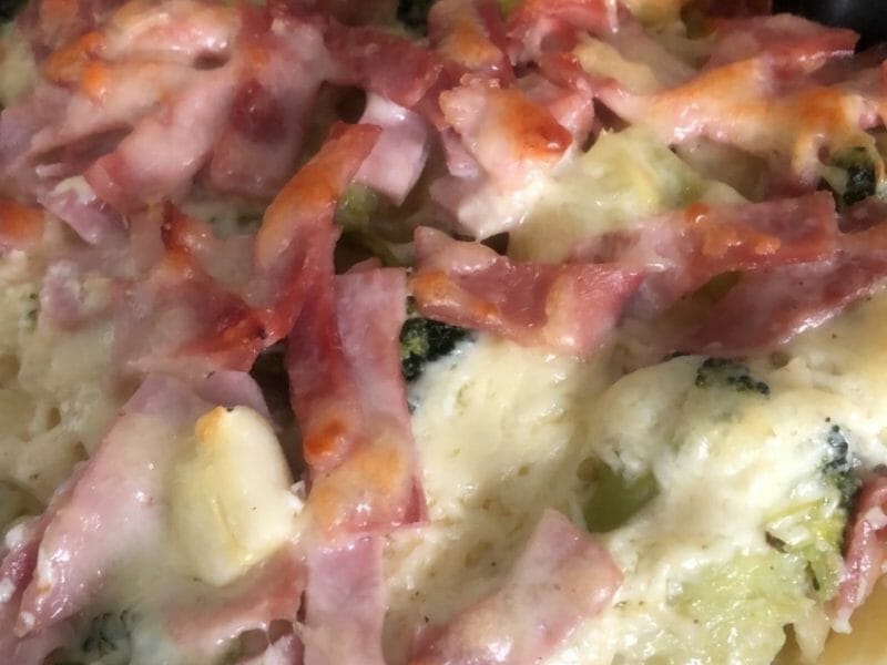 Cliquez pour zoomer ! Gratin de pâtes au brocoli Thermomix par aurel3286