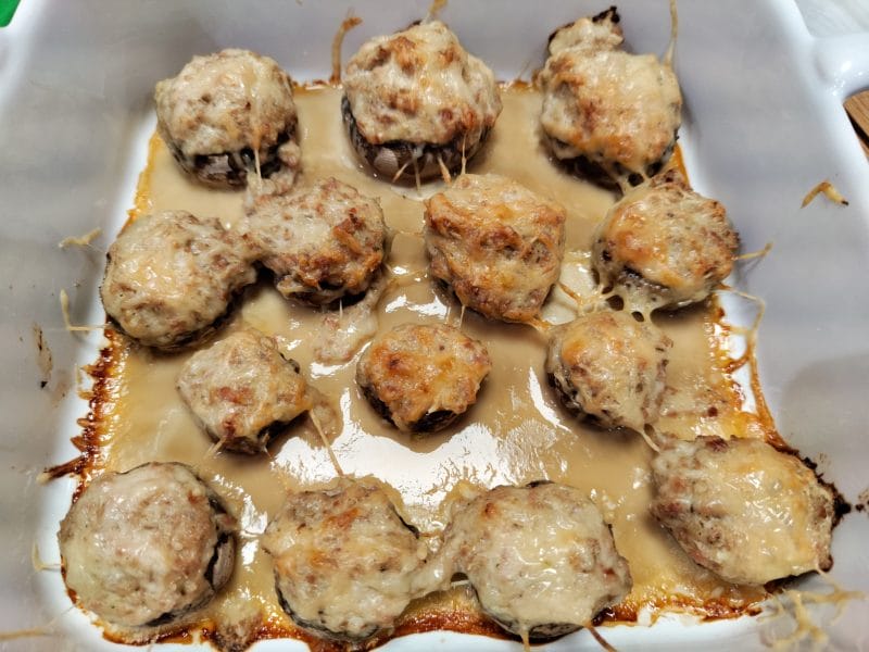 Cliquez pour zoomer ! Champignons farcis Thermomix par Yanette