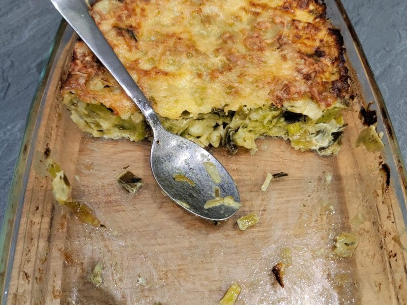 Cliquez pour zoomer ! Gratin de ravioles aux poireaux Thermomix par Yanette