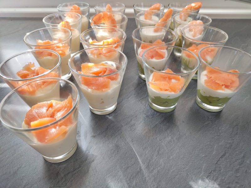 Cliquez pour zoomer ! Verrines saumon avocat Thermomix par Yanette