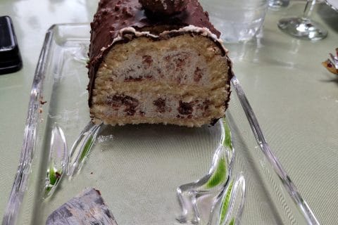 Cliquez pour zoomer ! Bûche Ferrero Rocher Thermomix par Yanette