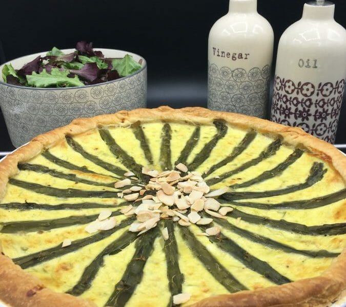 Cliquez pour zoomer ! Tarte asperges et ricotta Thermomix par Mokaroyal
