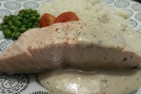 Cliquez pour zoomer ! Pavé de saumon au Thermomix