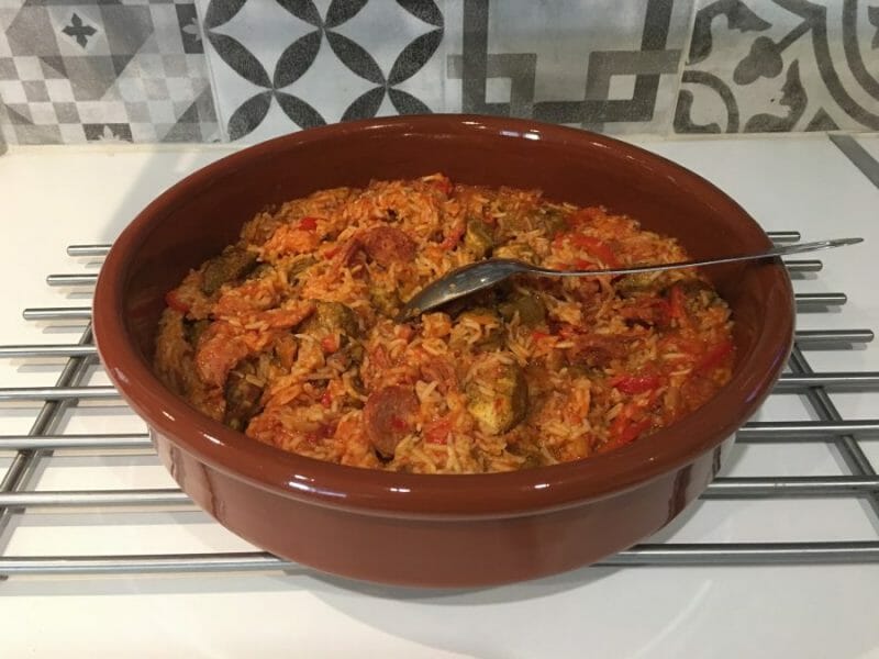 Cliquez pour zoomer ! Jambalaya Thermomix par Mokaroyal