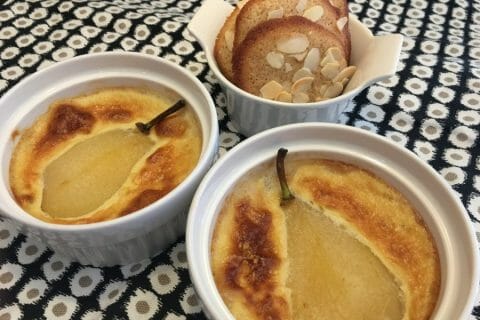 Cliquez pour zoomer ! Petits flans à la poire au Thermomix