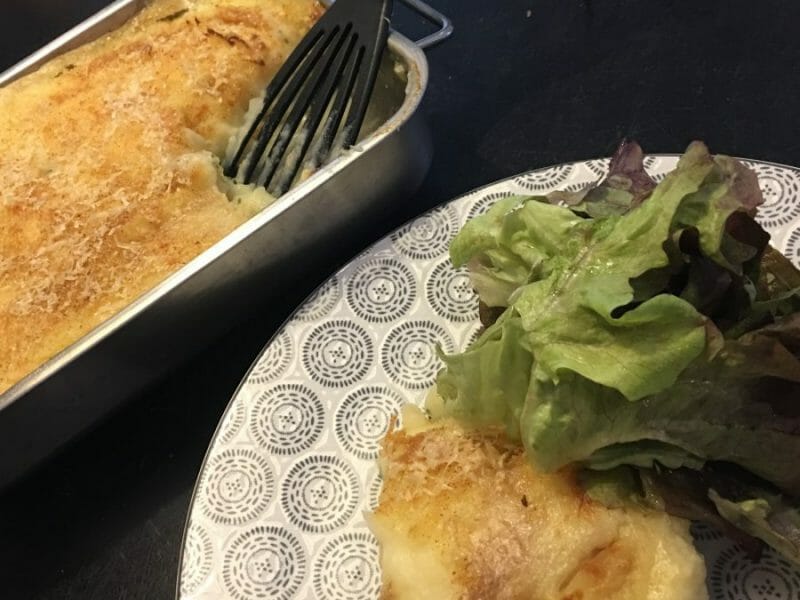 Cliquez pour zoomer ! Parmentier de cabillaud Thermomix par Mokaroyal