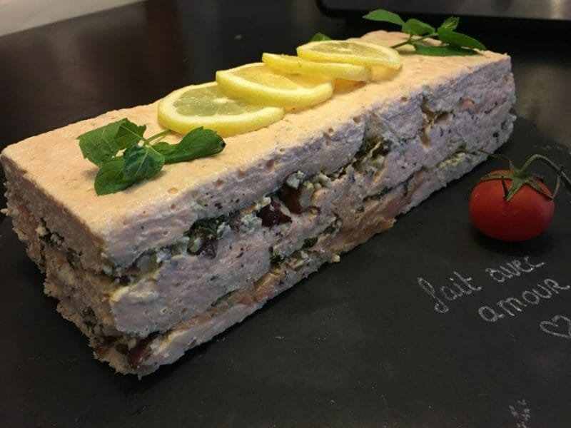 Terrine de saumon frais et fumé au Thermomix Cookomix