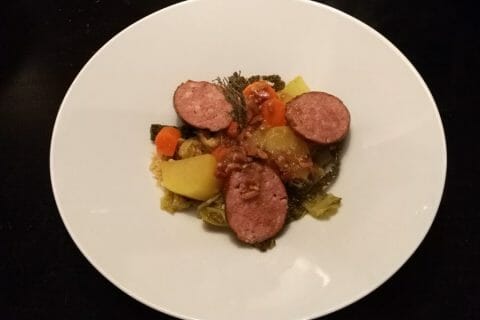 Cliquez pour zoomer ! Potée au chou au Thermomix