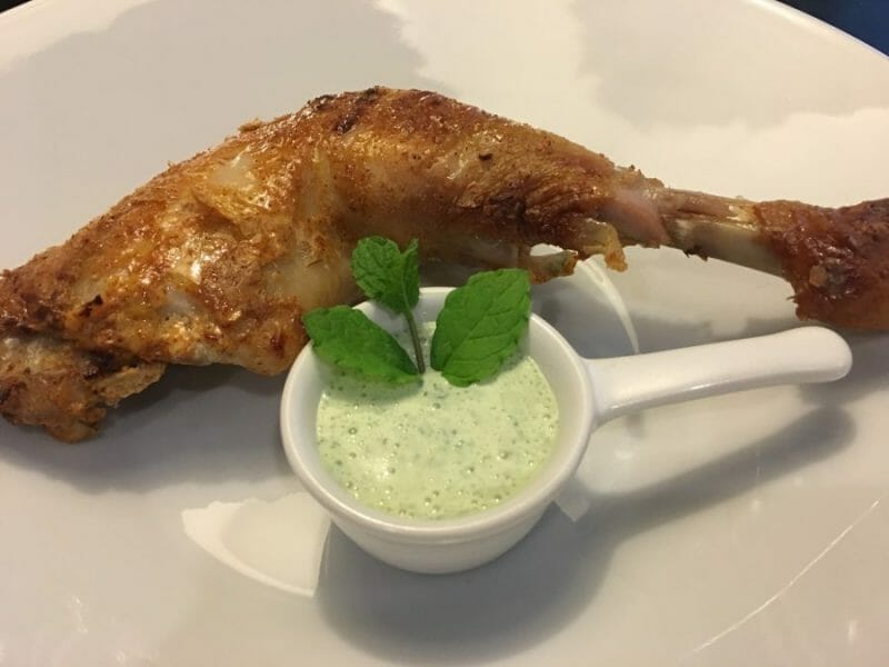 Cliquez pour zoomer ! Poulet tandoori et sauce raïta Thermomix par Mokaroyal