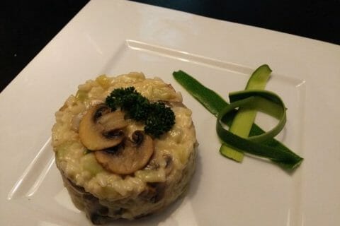 Cliquez pour zoomer ! Risotto champignons et courgettes Thermomix par Mokaroyal