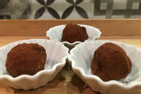 Cliquez pour zoomer ! Truffes au tiramisu au Thermomix