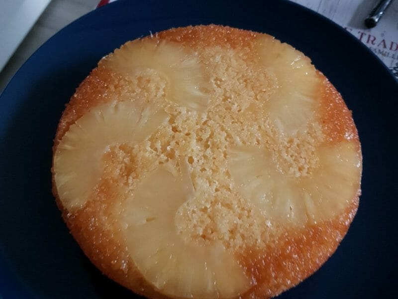 Cliquez pour zoomer ! Gâteau renversé à l’ananas Thermomix par Sabrina59245