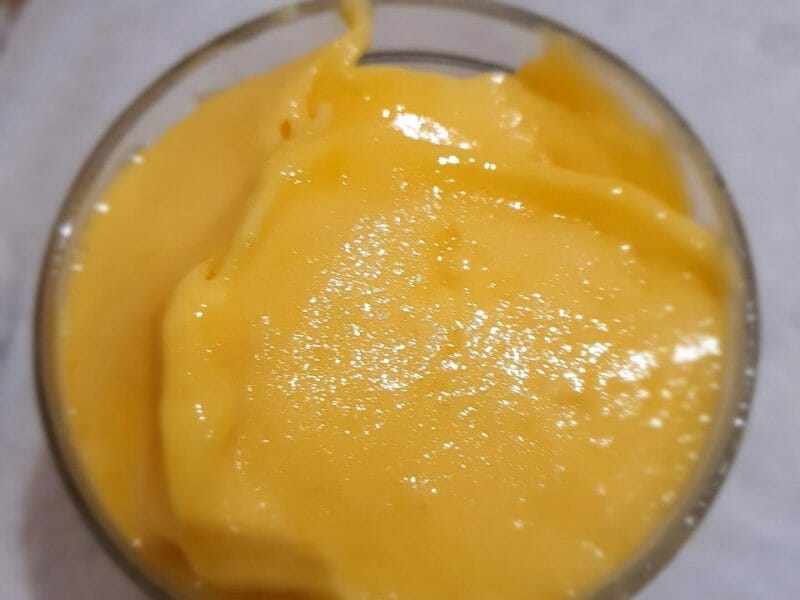 Cliquez pour zoomer ! Sorbet mangue Thermomix par lou1980