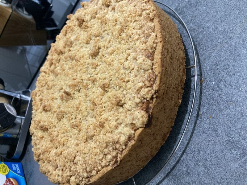 Cliquez pour zoomer ! Tarte aux pommes façon crumble Thermomix par ChaiNa 🍰