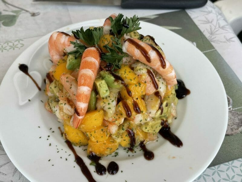 Cliquez pour zoomer ! Ceviche de crevettes, mangue, avocat Thermomix par audreey06