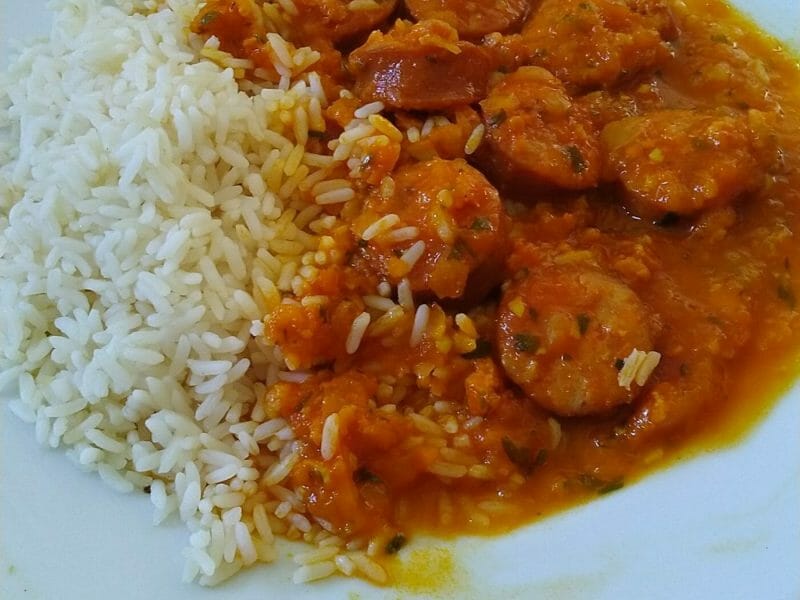 Cliquez pour zoomer ! Rougail saucisse Thermomix par gladouille007