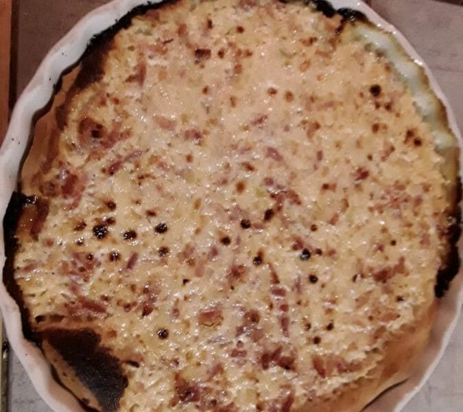 Cliquez pour zoomer ! Flammekueche traditionnelle Thermomix par Gigy