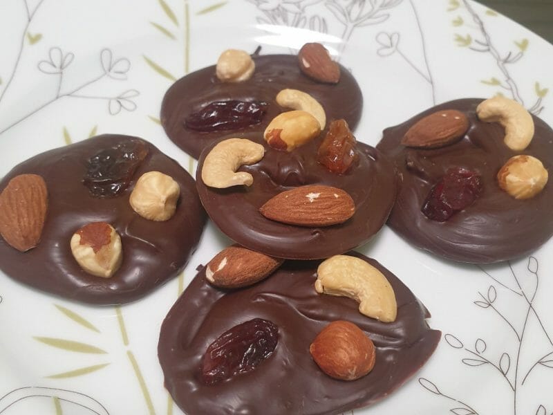 Cliquez pour zoomer ! Mendiants au chocolat Thermomix par steph51150