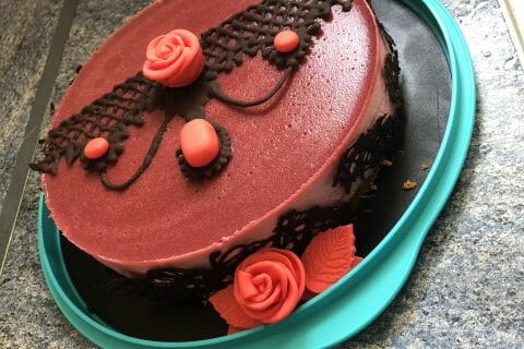 Cliquez pour zoomer ! Bavarois aux fraises Thermomix par cecile90