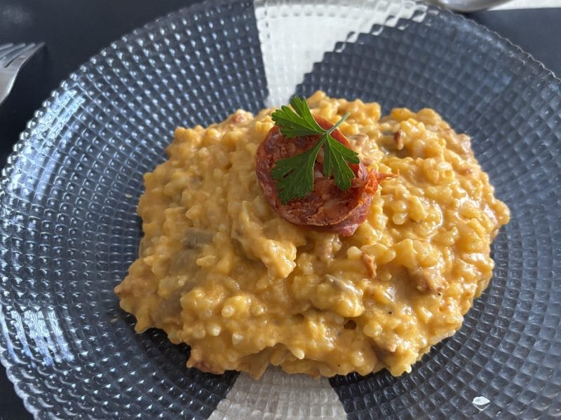Cliquez pour zoomer ! Risotto au chorizo Thermomix par lhmp