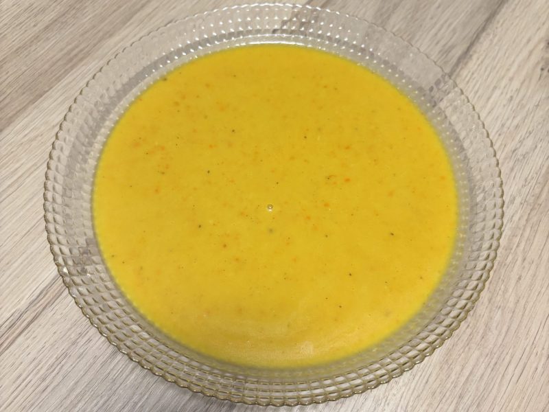 Cliquez pour zoomer ! Soupe de potimarron à l’orange et au gingembre Thermomix par lhmp