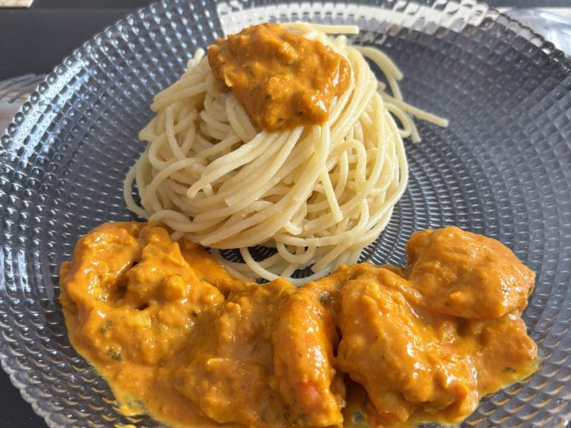 Cliquez pour zoomer ! Curry de crevettes au lait de coco Thermomix par lhmp