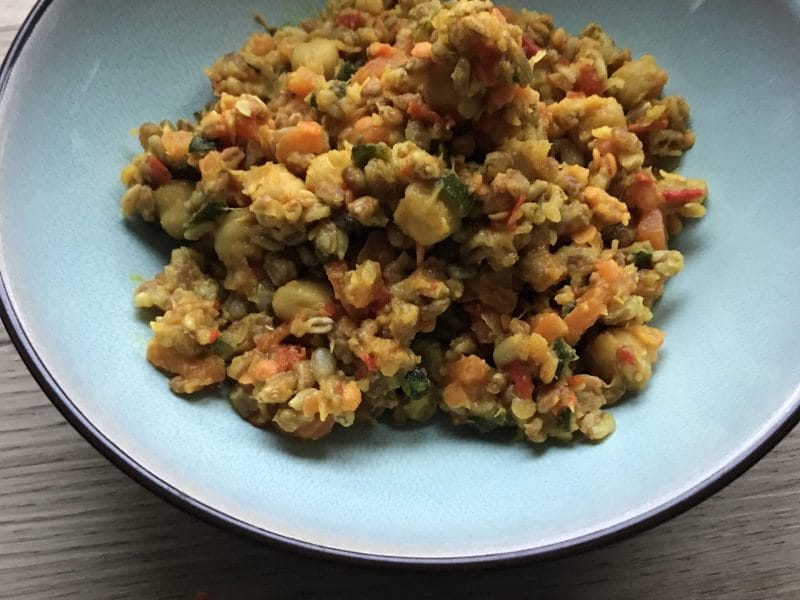 Cliquez pour zoomer ! Bowl méditerranéen aux légumes et céréales Thermomix par lhmp