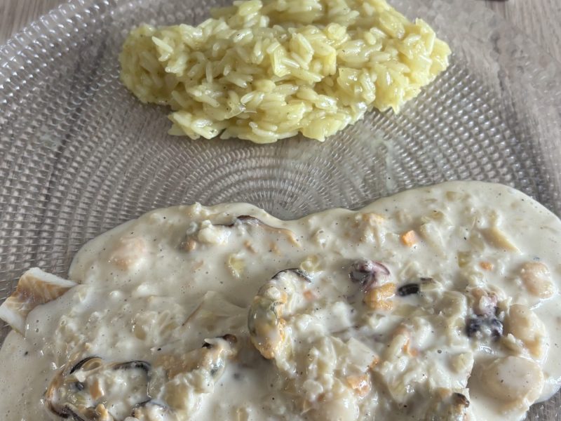 Cliquez pour zoomer ! Saumon à la sauce diéppoise Thermomix par lhmp