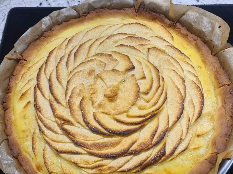 Cliquez pour zoomer ! Tarte aux pommes alsacienne Thermomix par meliii29
