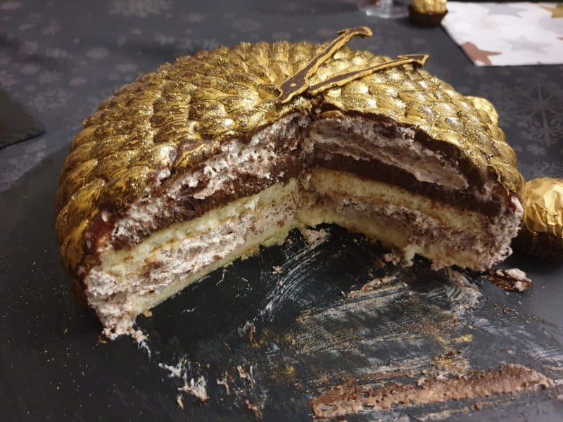 Cliquez pour zoomer ! Bûche Ferrero Rocher Thermomix par Skandal