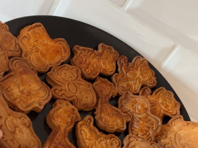 Cliquez pour zoomer ! Sablés miel, vanille et cannelle Thermomix par larahzg