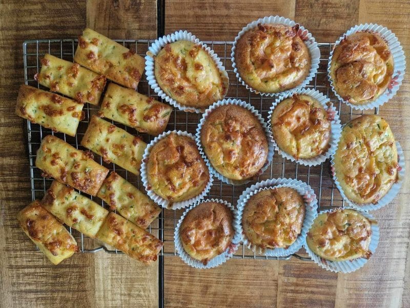 Cliquez pour zoomer ! Muffins courgettes et saumon Thermomix par nanaju