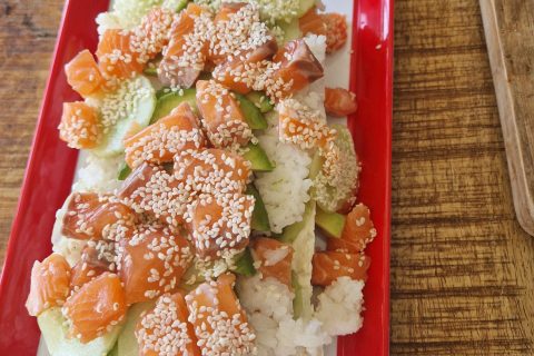 Cliquez pour zoomer ! Sushi cake Thermomix par nanaju