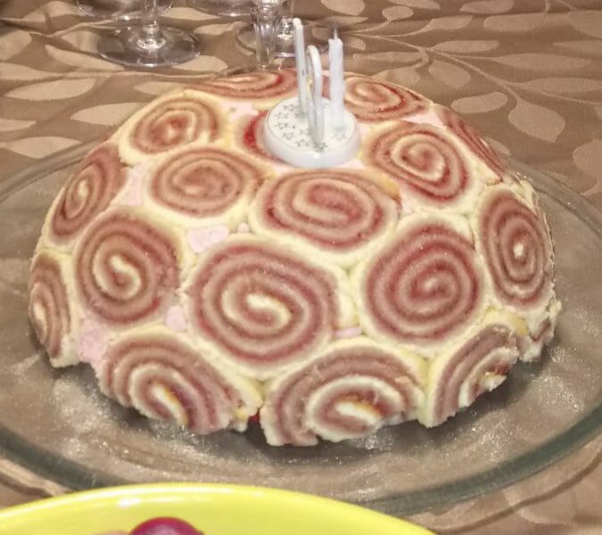 Cliquez pour zoomer ! Bavarois aux framboises Thermomix par daelma
