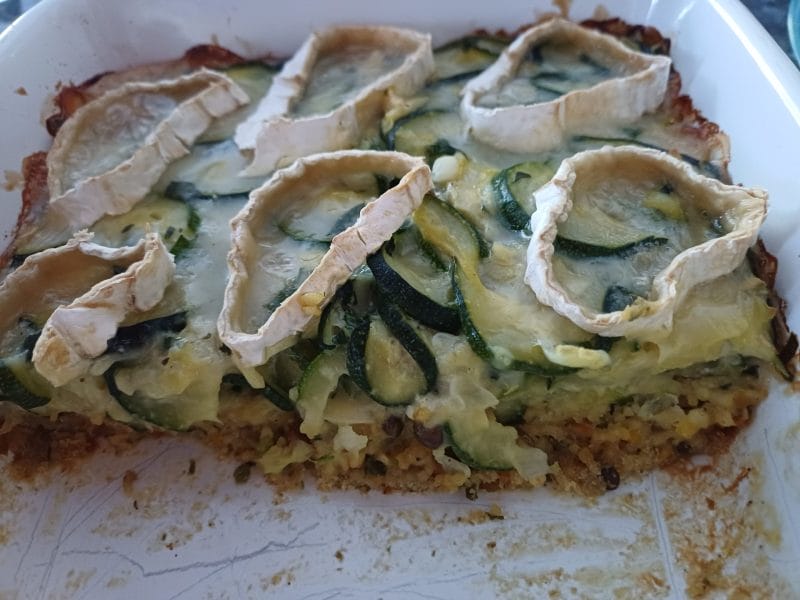 Cliquez pour zoomer ! Gratin de courgettes au chèvre Thermomix par mm65320