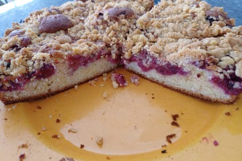 Cliquez pour zoomer ! Crumb cake framboises Thermomix par mm65320