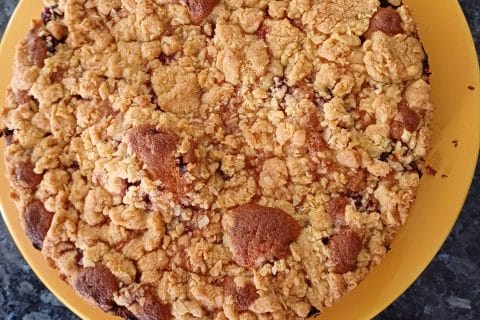 Cliquez pour zoomer ! Crumb cake framboises Thermomix par mm65320