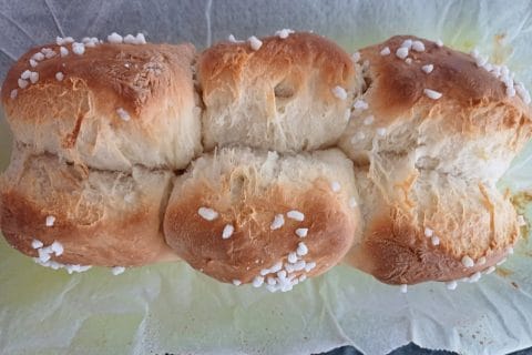Cliquez pour zoomer ! Brioche sans beurre, sans oeufs Thermomix par mm65320