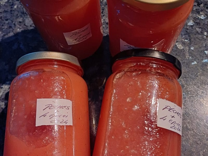 Cliquez pour zoomer ! Confiture de pêches Thermomix par mm65320