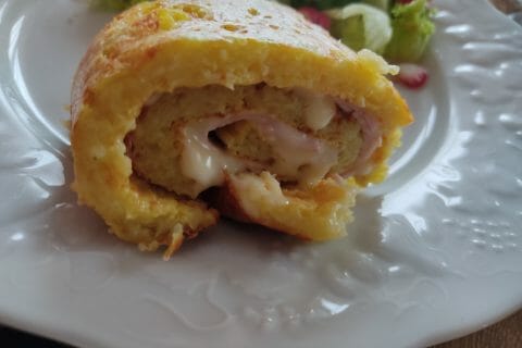 Cliquez pour zoomer ! Roulé de pommes de terre, jambon et reblochon Thermomix par elodie70280