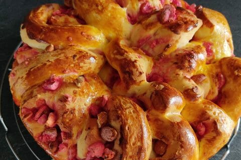 Cliquez pour zoomer ! Brioche aux pralines roses Thermomix par elodie70280