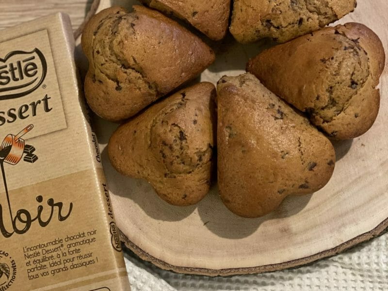 Cliquez pour zoomer ! Muffins aux pépites de chocolat Thermomix par anaisaule