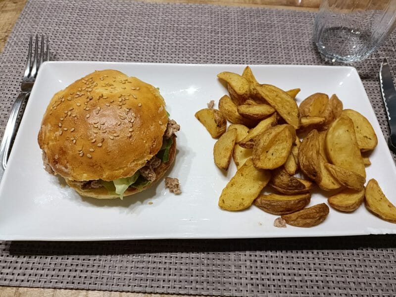 Cliquez pour zoomer ! Burger d’effiloché de porc Thermomix par MoJess