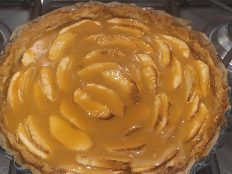 Cliquez pour zoomer ! Tarte pom’pote et caramel beurre salé Thermomix par MoJess