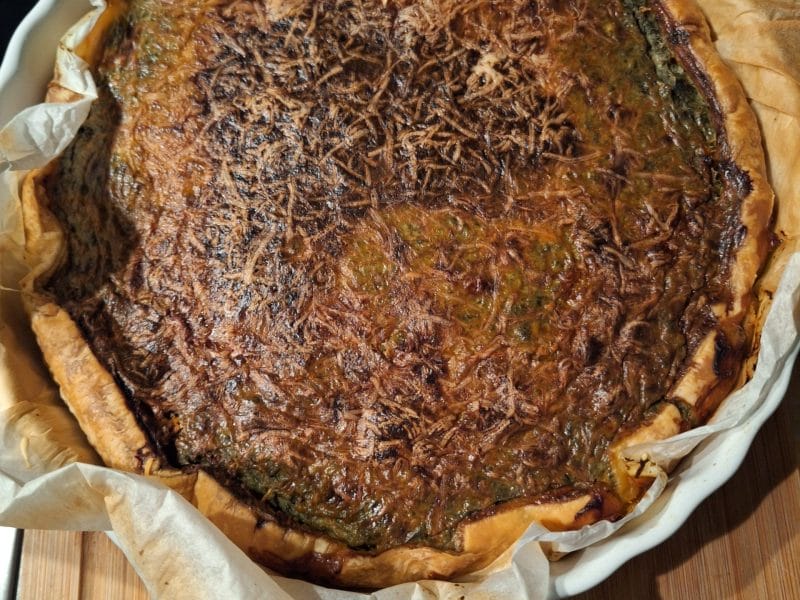 Cliquez pour zoomer ! Quiche épinards et lardons Thermomix par Elo