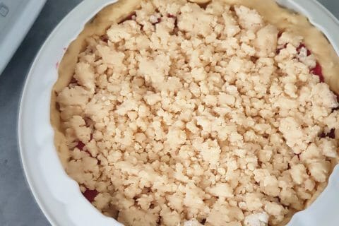 Cliquez pour zoomer ! Gâteau aux myrtilles façon crumble Thermomix par Elo